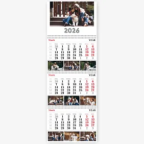 Mielas sieninis kalendorius šablonas