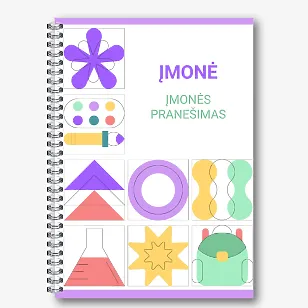 Mokyklos bloknoto šablonas