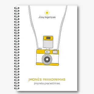 Nuotraukų Studijos Notepad Šablonas