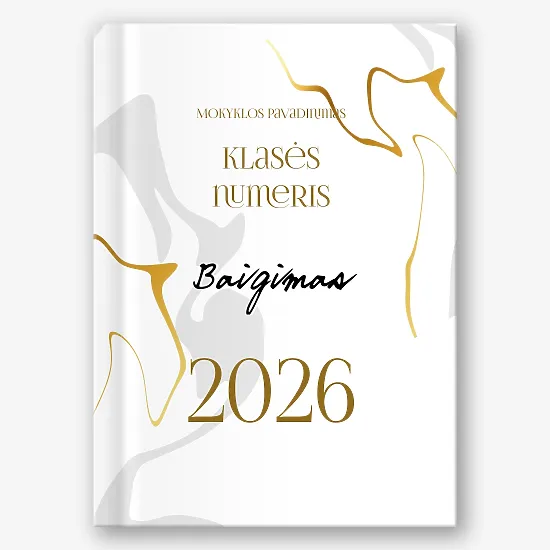 Aukštosios mokyklos baigimo fotoknygos šablonas