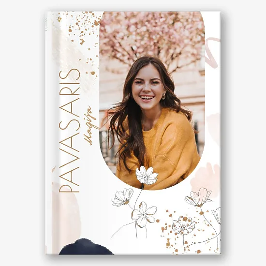 Fotoknygos šablonas pavasaris