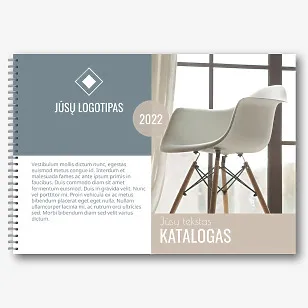 Interjero katalogo šablonas