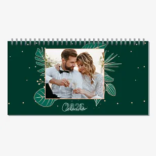 Шаблон календаря со свадебными фото