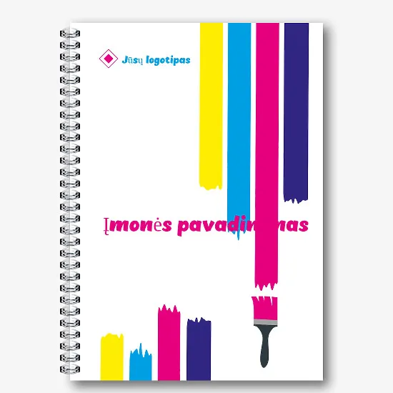 Statybos Įmonės notepad šablonas