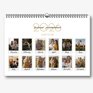 Kalendoriaus šablonas "mūsų šeima"