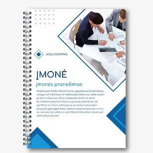 Office Manager Notepad Šablonas