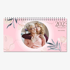 Kalendoriaus šablonas močiutei